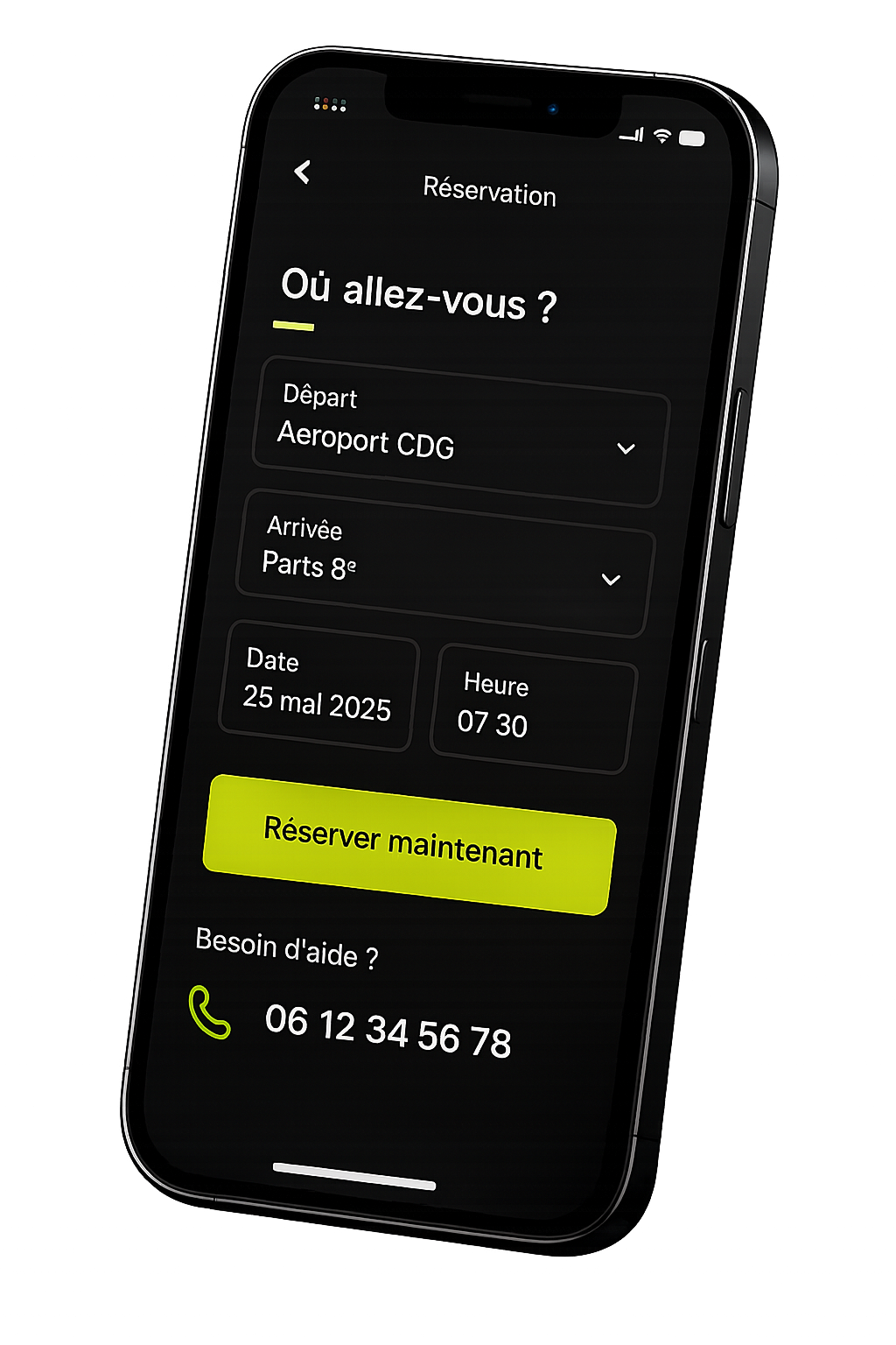 App réservation